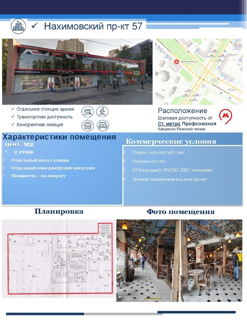 Сдается помещение на длительный срок в отдельно стоящем здании.